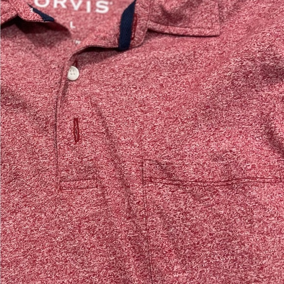 Orvis Polo with Pocket drytex size large red - Picture 2 of 4